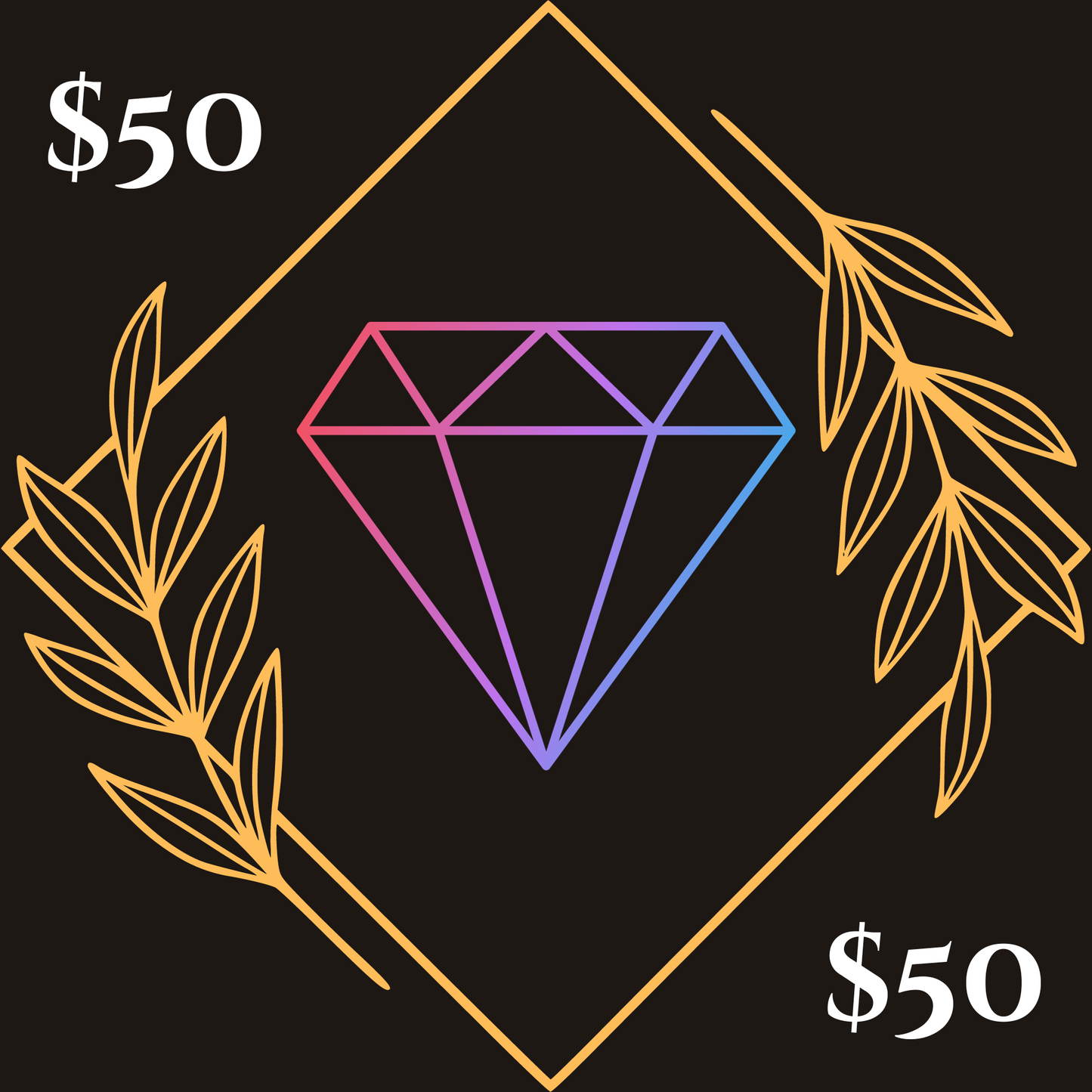 The Diamond of You gift card