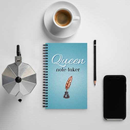 Queen Note-taker spiral notebook